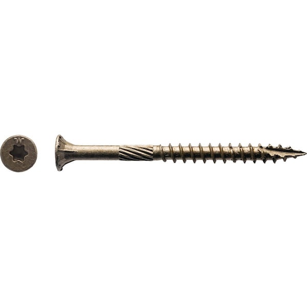 Big Timber No. 10 x 3 In. Bronze Flat Head Wood Screw, 64PK 1BTX103 - main